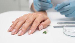 découvrez pourquoi une coloration verte apparaît sous les faux ongles et comment réagir : retirer la pose, garder l’ongle sec et consulter si besoin.